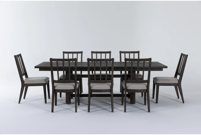 Gustav Rectangle Dining With Side Chairs Set For 8 By Nate Berkus + Jeremiah Brent - 360
