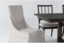 Gustav 78"-98" Rectangle Dining With Bench, Side Chairs, & Upholstered Host Chairs Set For 6 By Nate Berkus + Jeremiah Brent - Detail