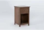 Carson 1-Drawer Nightstand - Side