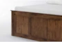 Carson California King Wood Bookcase Captains Bed With 6-Drawers & 3- Drawers Storage - Detail