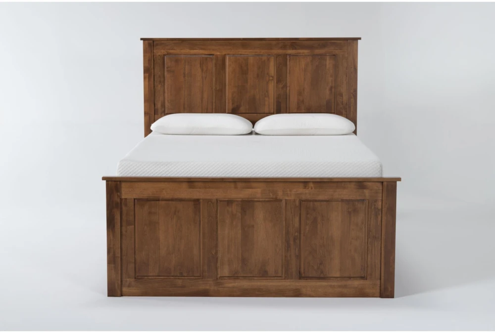 Carson King Wood Panel Captains Bed