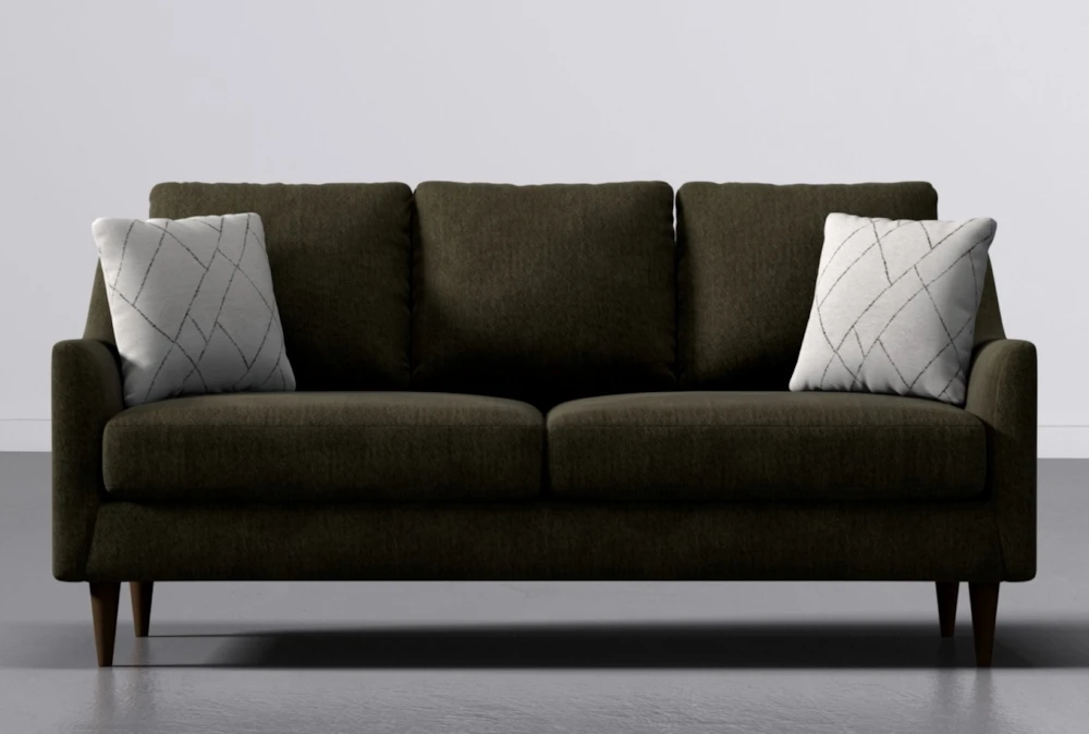 Zoe 90" Spruce Brown Sofa