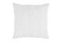 22X22 White Tonal Stripe Throw Pillow - Signature