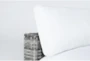 Retreat 117" Outdoor 3 Piece Grey Woven Modular Sofa With White Cushions - Detail
