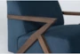 Aspen Venturi Lagoon 30" Velvet Accent Chair - Detail