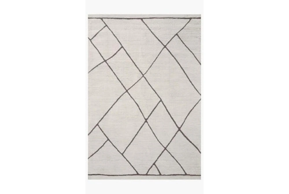 7'9"X9'9" Rug-Magnolia Home Logan Ivory/Charcoal by Joanna Gaines
