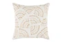 22X22 Ivory + Yellow Abstract Throw Pillow - Signature