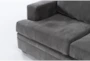 Bonaterra Charcoal 127" 2 Piece Sectional With Right Arm Facing Corner Chaise - Detail