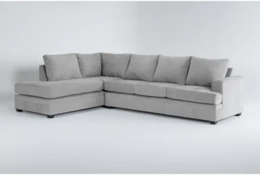 Bonaterra Dove 127" 2 Piece Sectional With Left Arm Facing Corner Chaise