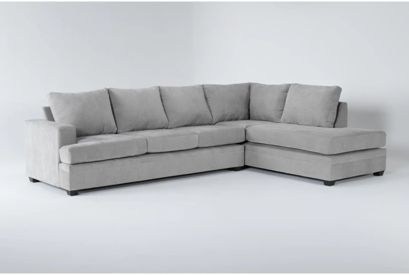 Bonaterra Dove 127" 2 Piece Sectional With Right Arm Facing Corner Chaise - 360