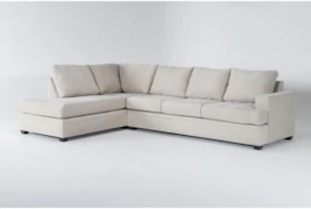 Bonaterra Sand 127" 2 Piece Sectional With Left Arm Facing Corner Chaise