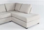 Bonaterra Sand 127" 2 Piece Sectional with Right Arm Facing Corner Chaise - Detail