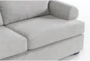 Hampstead Dove 140" 2 Piece Sectional With Left Arm Facing Corner Chaise - Detail