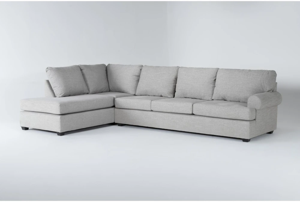Hampstead Dove 140" 2 Piece Sectional With Left Arm Facing Corner Chaise