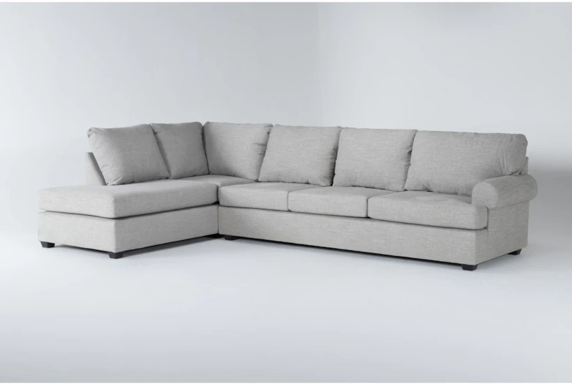 Hampstead Dove 140" 2 Piece Sectional With Left Arm Facing Corner Chaise - 360