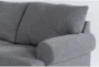 Hampstead Graphite 140" 2 Piece Sectional With Right Arm Facing Sofa Chaise & Ottoman - Detail