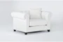 Patterson IV Chenille 52" Oversized Arm Chair - Side