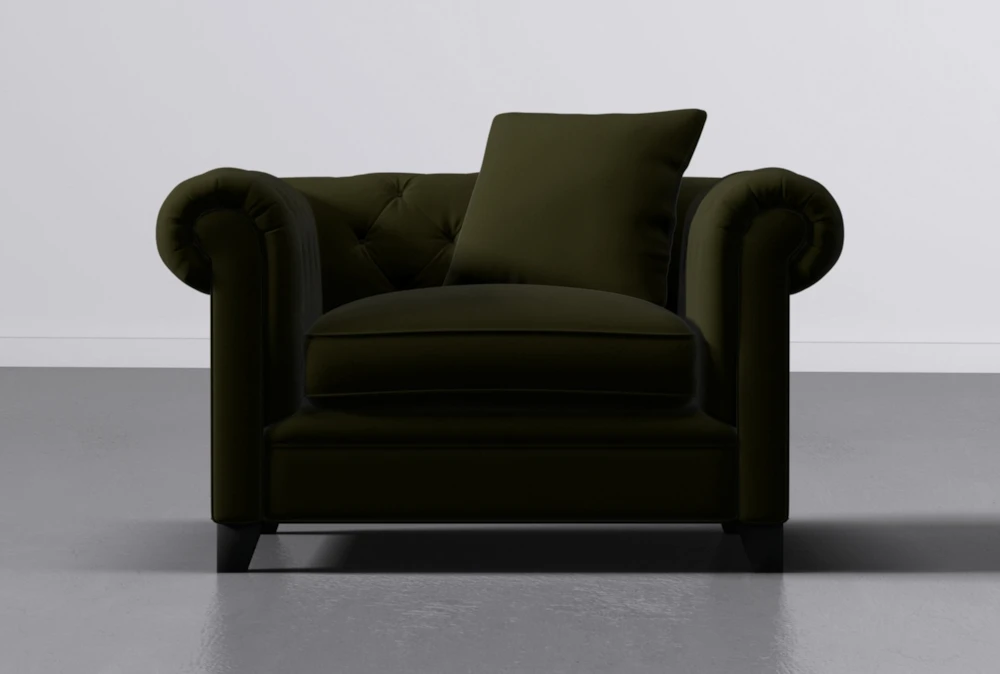 Patterson IV Olive Green 52" Arm Chair
