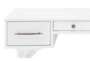 Trey White 47" Writing Desk With 3 Drawers - Detail