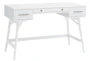 Trey White 47" Writing Desk With 3 Drawers - Signature