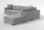 Adan Modular 158" 6 Piece Sectional With Left Arm Facing Chair - Side