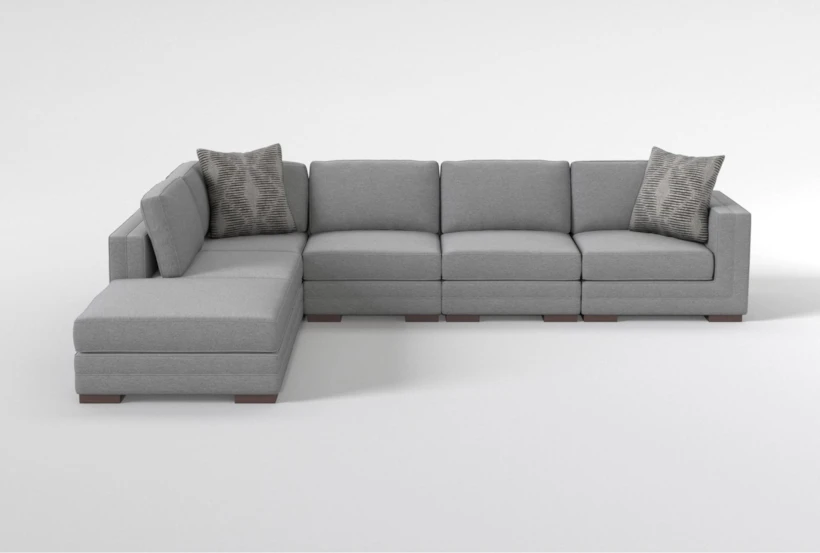 Adan Modular 158" 6 Piece Sectional With Right Arm Facing Chair - 360