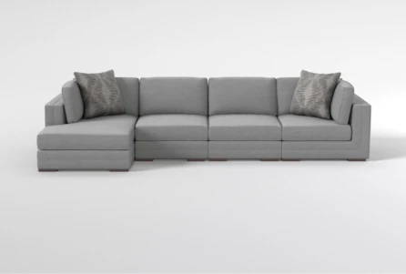 Adan Modular 158" 4 Piece Sectional With Left Arm Facing Chaise