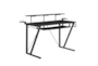 Trey Gaming 60" Desk With Cup Holder + 2 Shelves - Signature