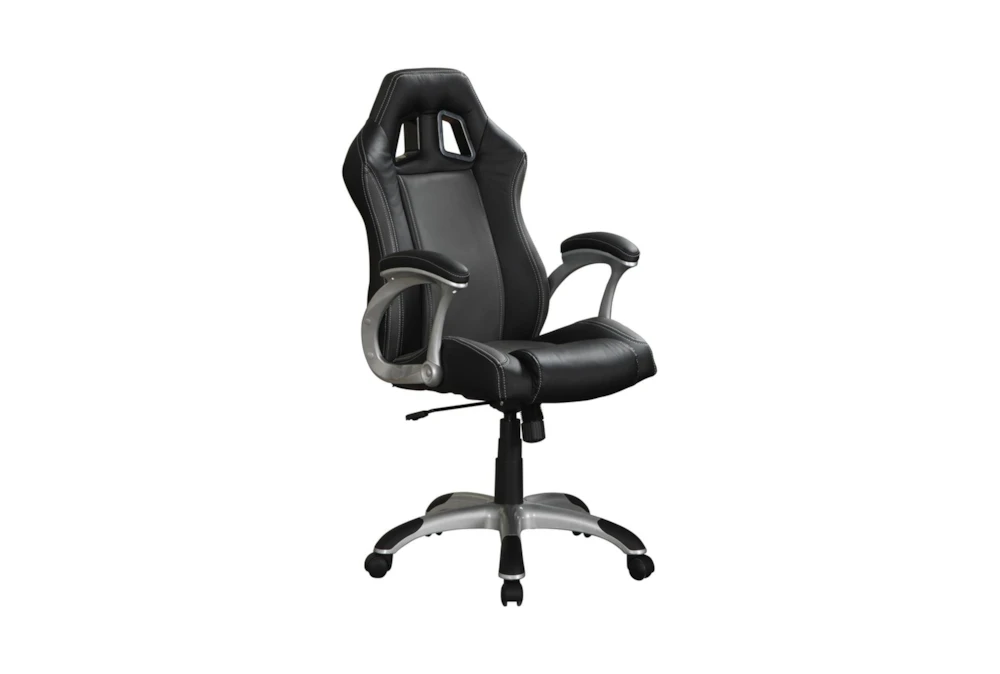 Randy Black + Grey Adjustable Office Chair 