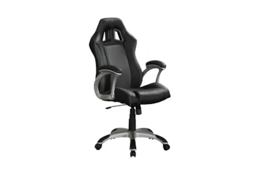 Randy Black + Grey Adjustable Office Chair