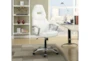 Abel White + Silver Adjustable Office Chair  - Room