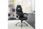 Russell Black + Silver Adjustable Office Chair - Room