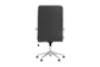Corral Black Adjustable Upholstered Office Chair  - Back