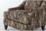 Cameron II Chenille Marble Accent Chair - Detail