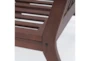 Ponte Outdoor Armless Chair With Tikka Orange Sunbrella Cushion - Detail