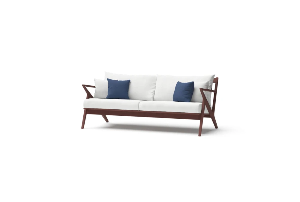 Ponte Outdoor Sofa With Bliss Ink Sunbrella Cushion