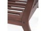 Ponte Outdoor 5 Piece Club Chair & Ottoman Set With Spa Blue Sunbrella Cushions - Detail