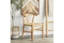 Brown Woven Wishbone Dining Chair - Room