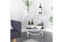 Silver Rolling Round Bar Cart - Room