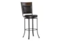 Frank Brown Swivel Barstool With Back - Signature