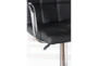 Troy Black Adjustable Barstool With Back - Detail