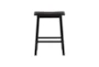 Boyd Black Wood Counter Stool - Front