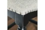 Dale Black Big And Tall Counter Stool - Detail