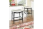 Dale Black Big And Tall Counter Stool - Room