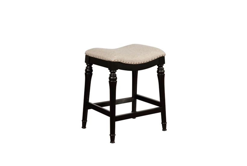 Dale Black Big And Tall Counter Stool - 360