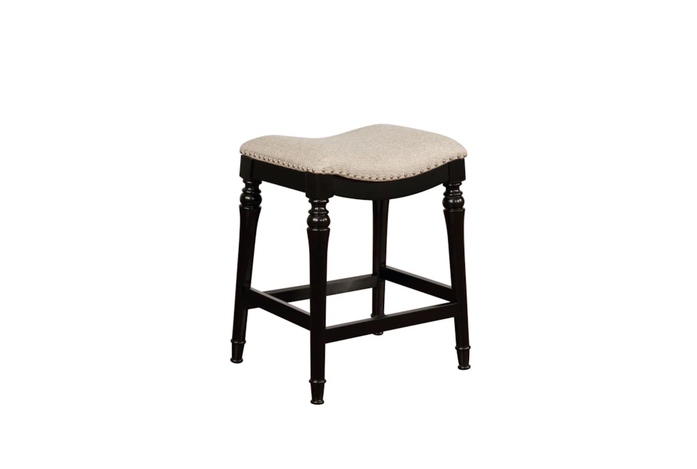 Dale Black Big And Tall Counter Stool