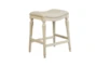Dale Cream Big And Tall Counter Stool - Side