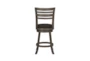 Brie Grey Swivel Counter Stool - Back