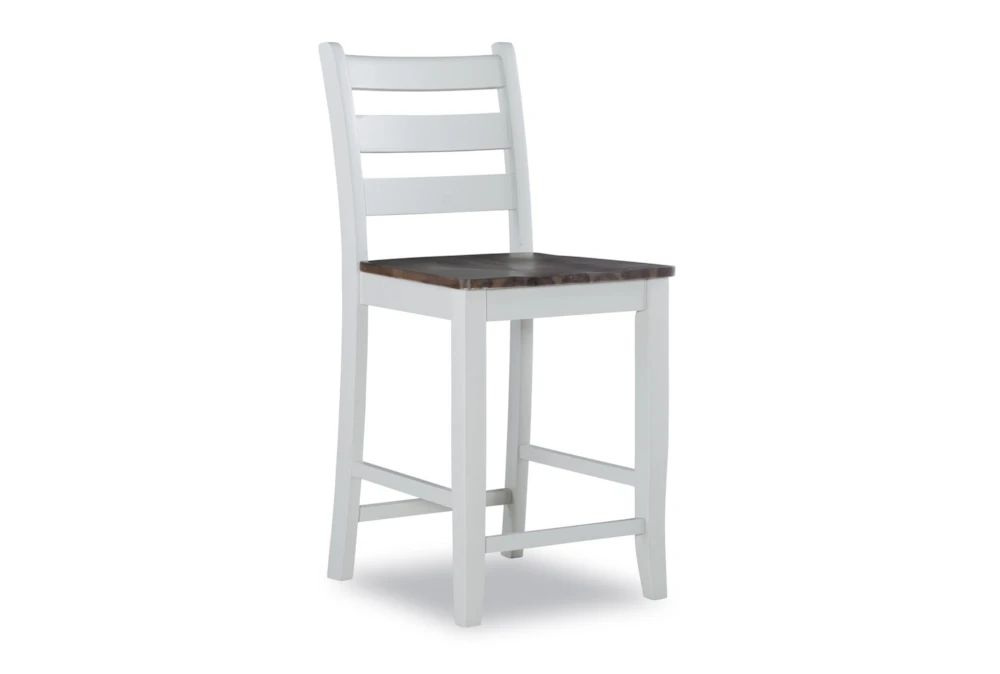 Cam Grey Counter Stool With Back