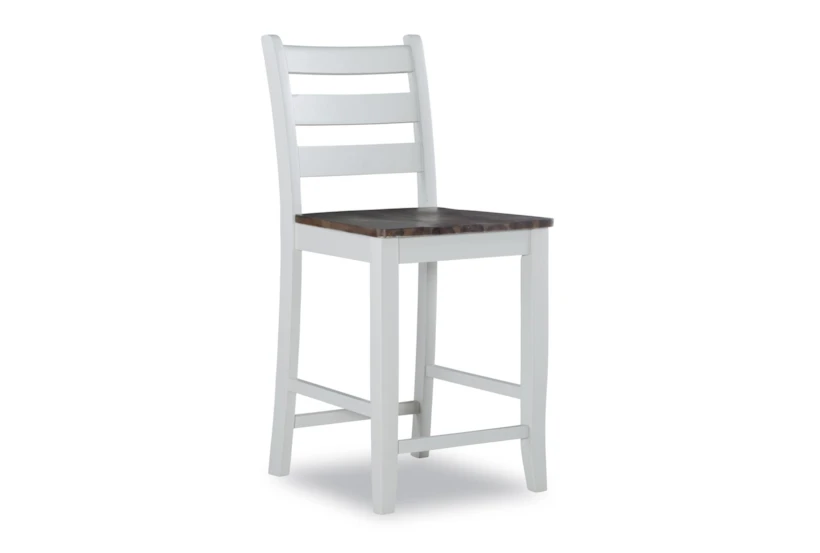 Cam Grey Counter Stool With Back - 360